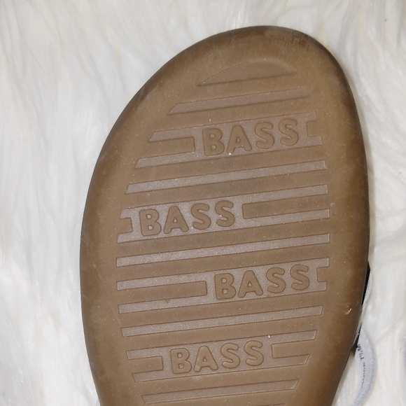 Bass Sunjuns white leather strappy 7.5 M - Picture 8 of 8